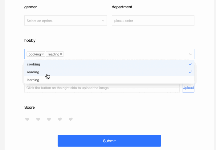下拉多选-效果图