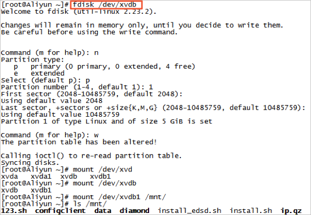 Restore partitions by using fdisk