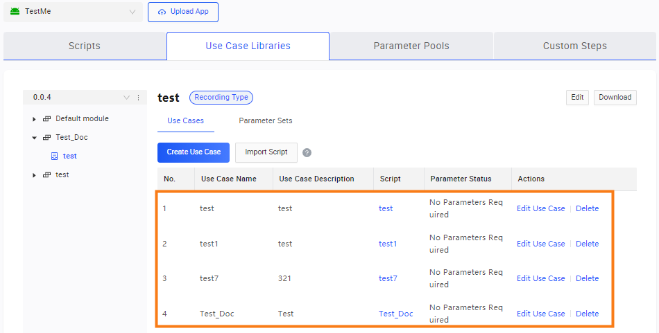 Show use cases 