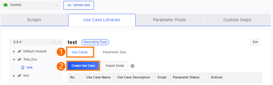 Create Use Case