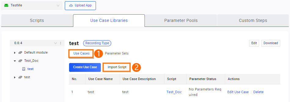 Import scripts