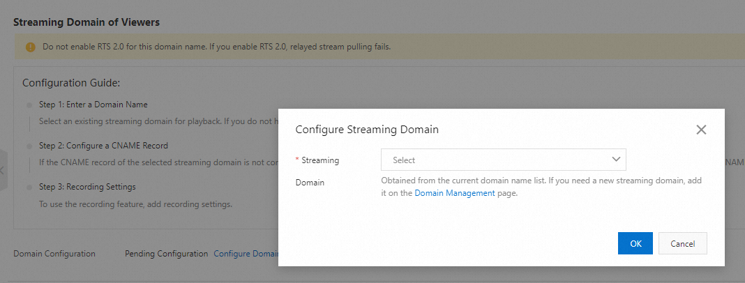 Streaming Domain of Viewers