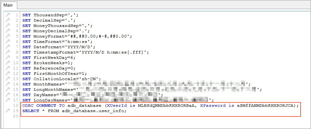 Obtain AnalyticDB for MySQL data