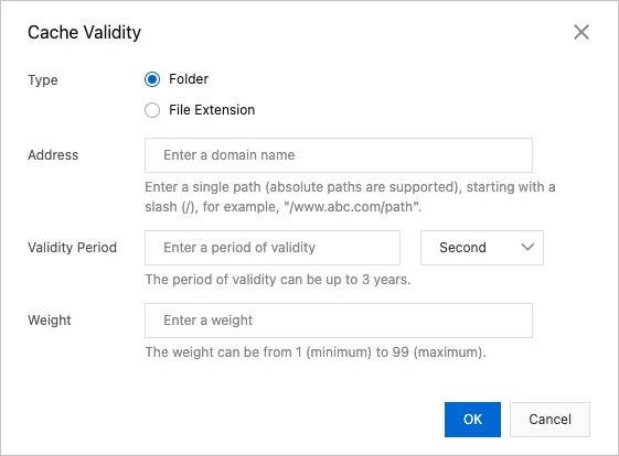 Cache Validity