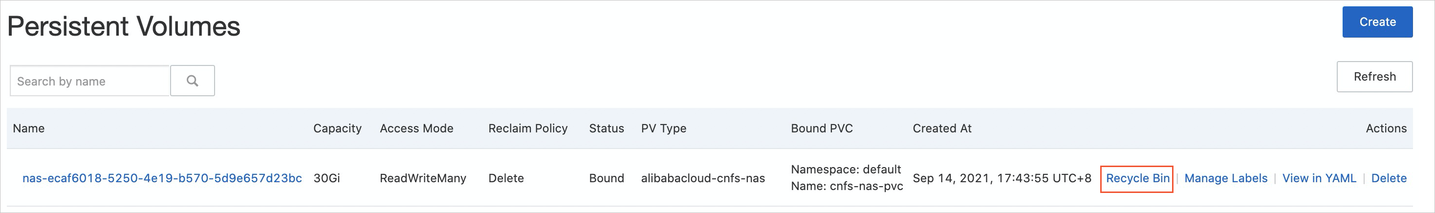 NAS存储卷Nginx