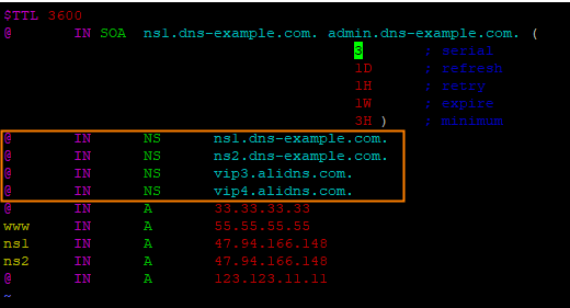 Configure both the primary and secondary DNS servers - 1