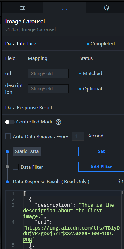 轮播图数据面板