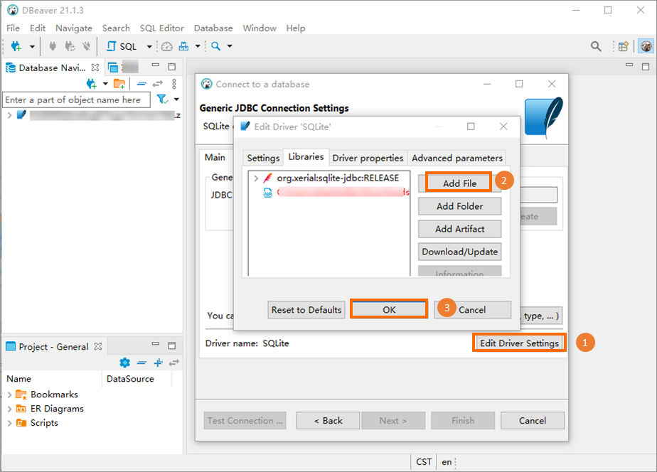 Edit Driver Settings