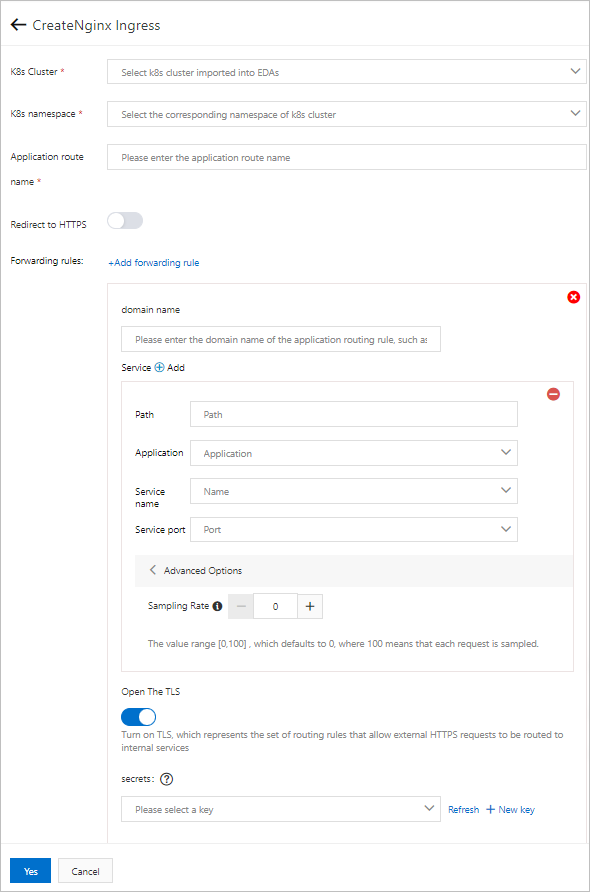 Create an Ingress for an application