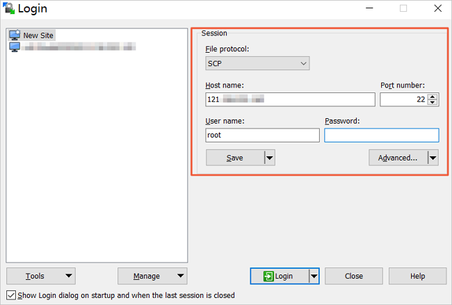 root login