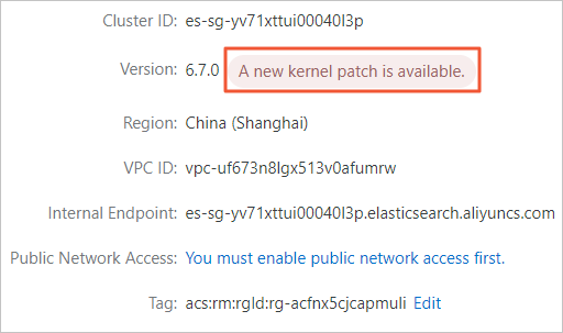 View kernel version