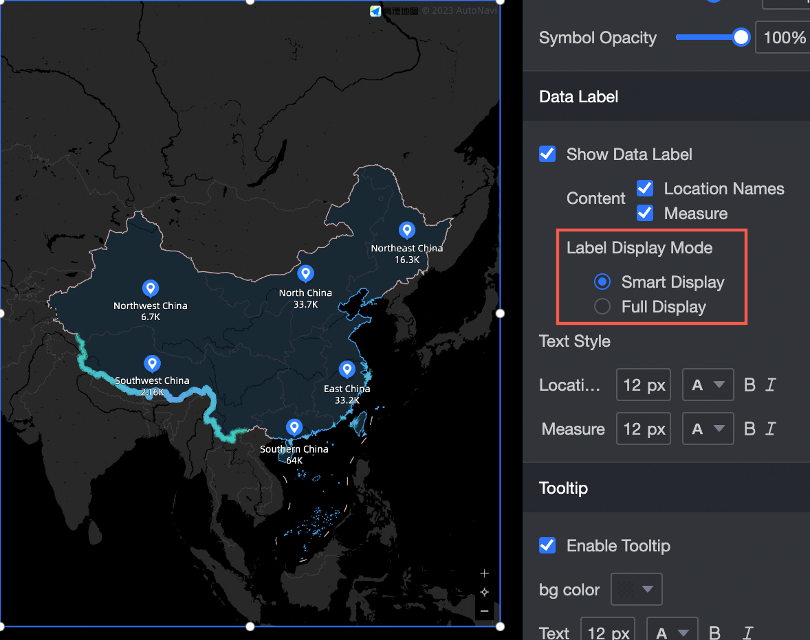 符号-数据标签形式