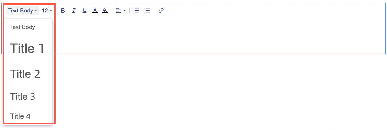 富文本-文字内容