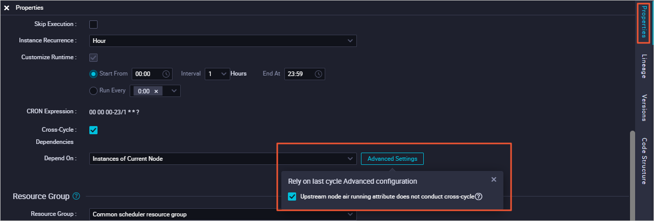 Advanced Settings