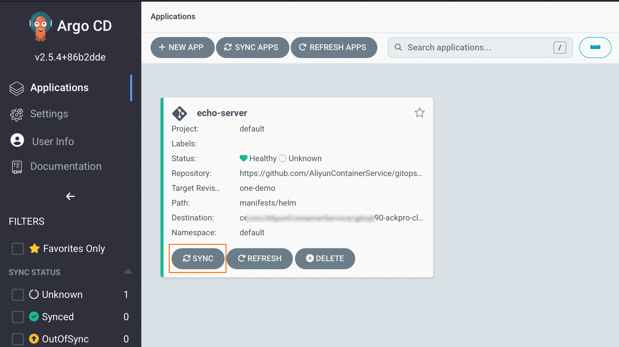 ACK One GitOpsを使用してアプリケーションをデプロイする方法 - Container Service for Kubernetes ...