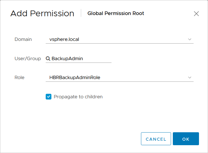 add permissions