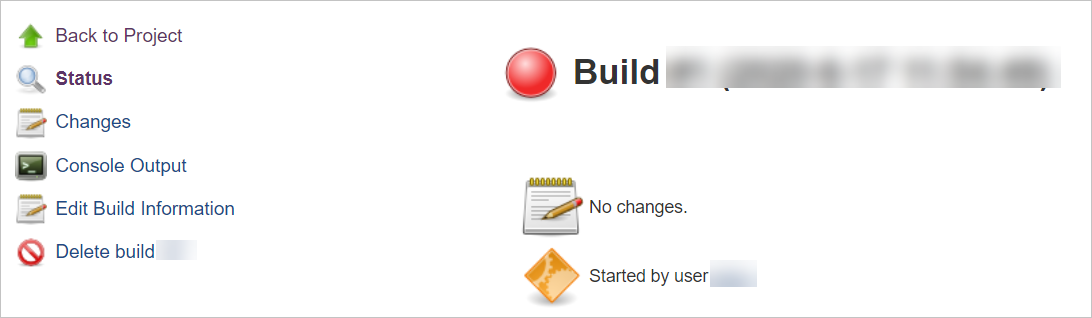 Project build details