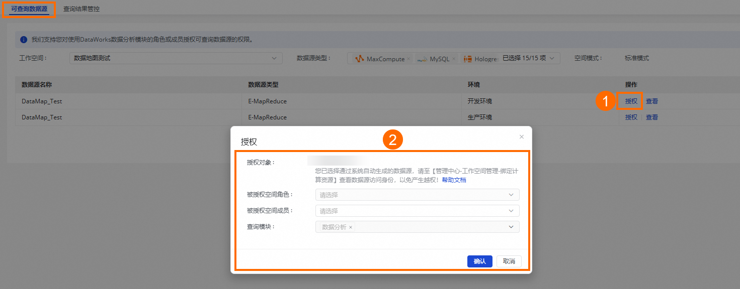 管控数据源