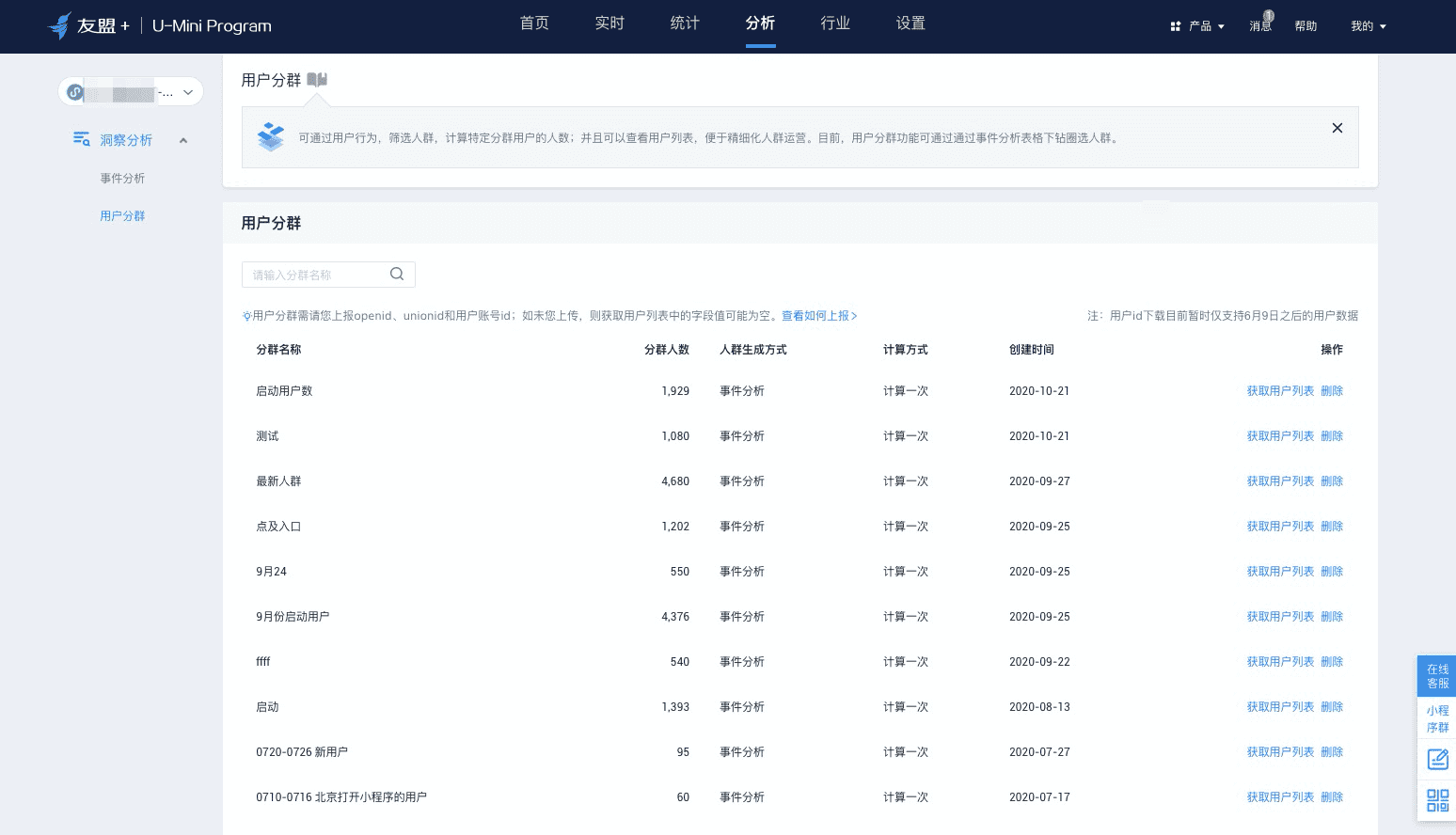 分群