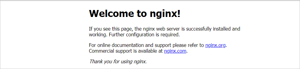 访问nginx