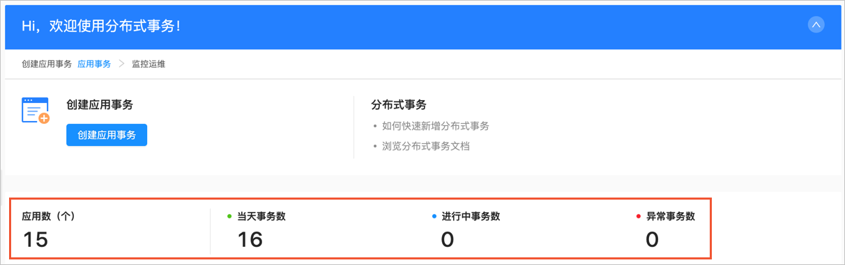 查看统计数据