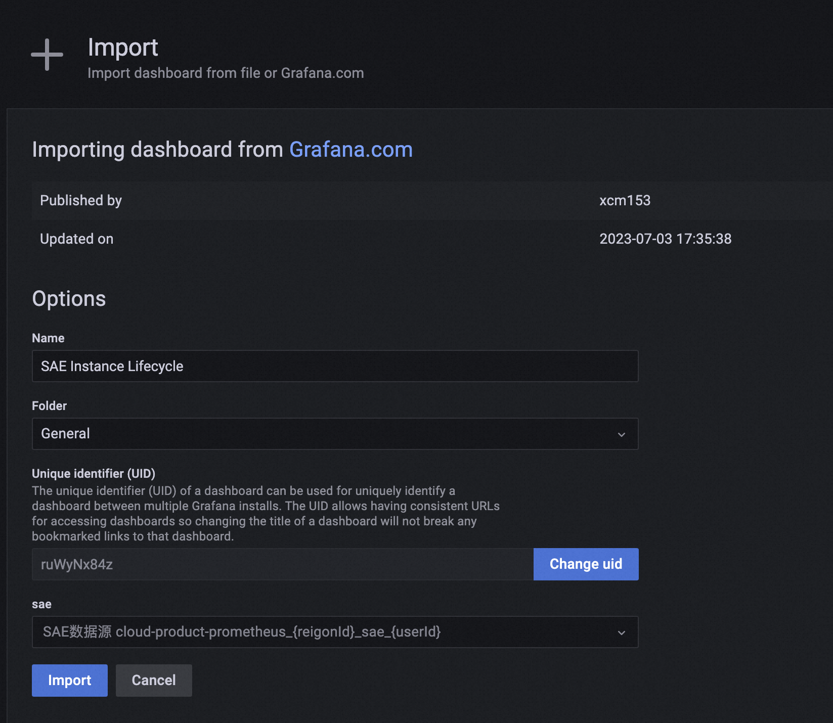 sc_import_sae_instance_lifecycle_dashboard_from_grafana