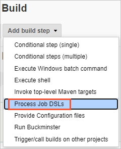 Process Job DSLs