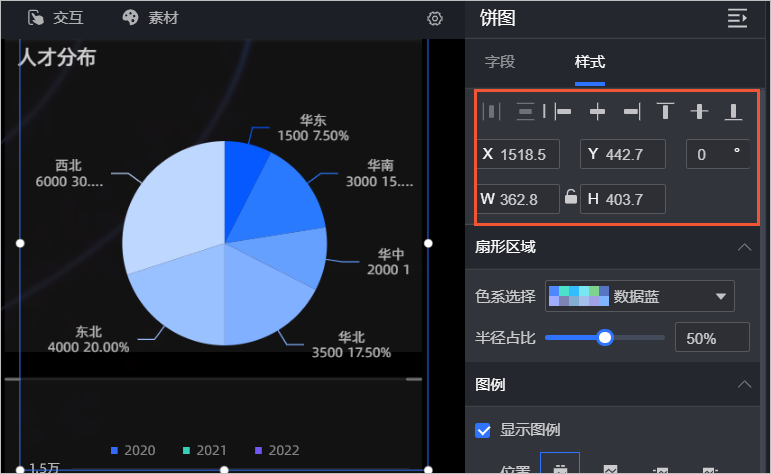 饼图样式