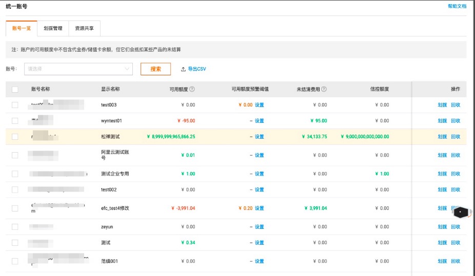 统一账户