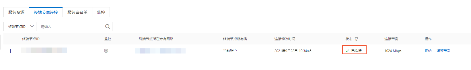 连接状态