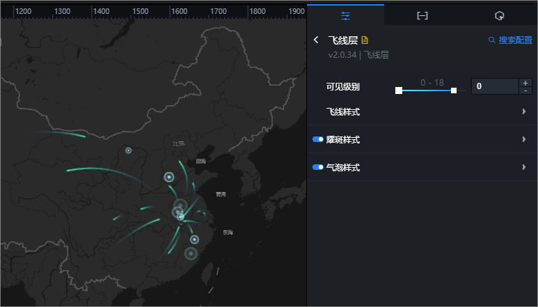 飞线层配置面板