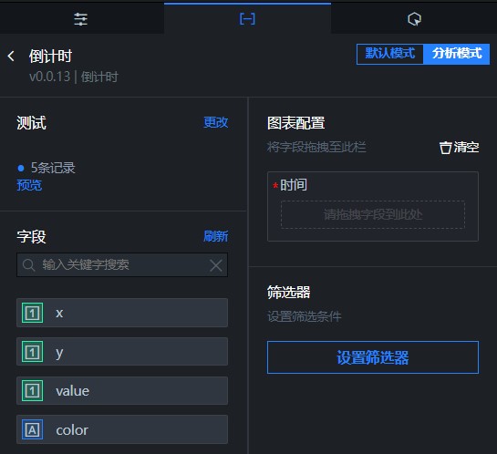 分析模式面板