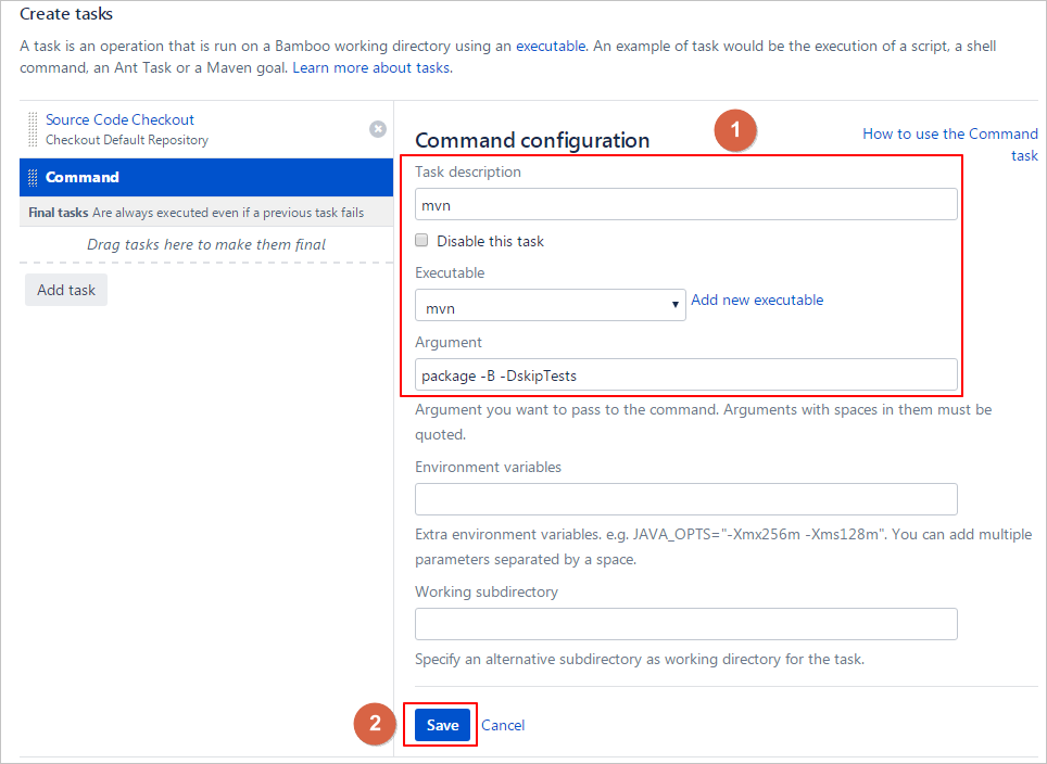 Task description