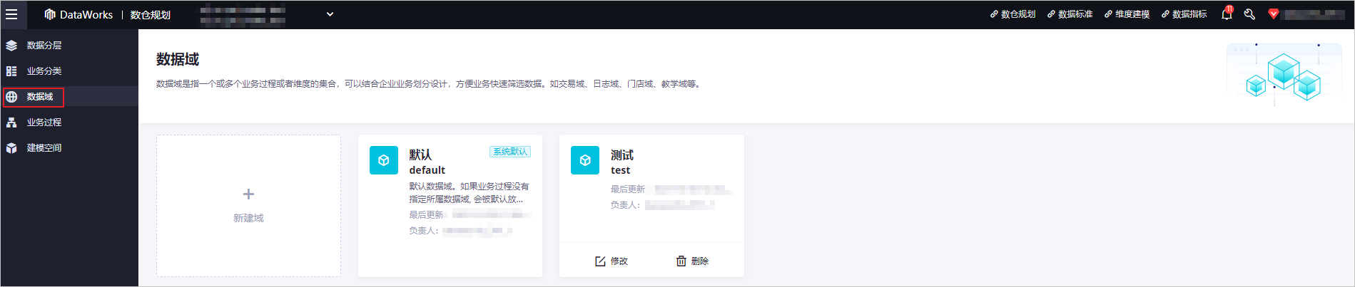 管理数据域