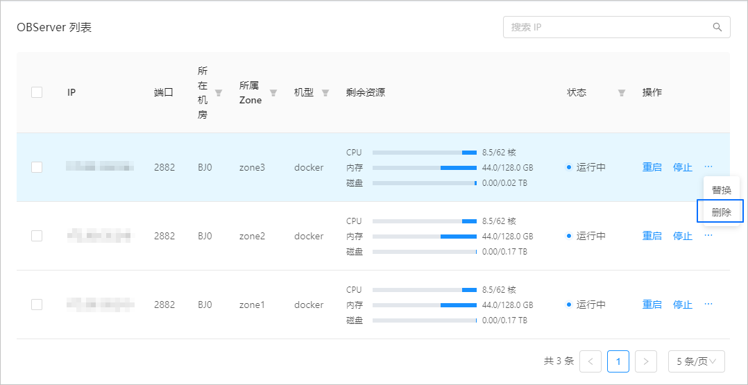 OCP 删除节点