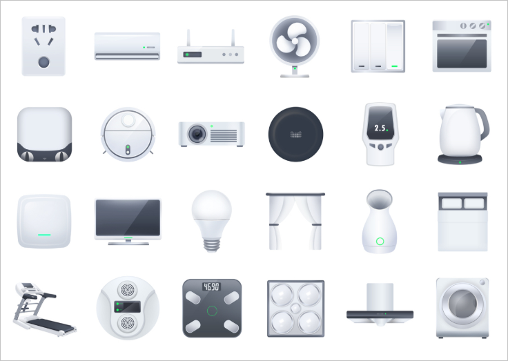 Category reference icons