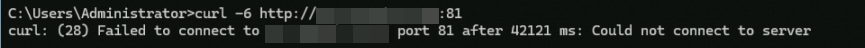 加入安全组-IPv6访问81
