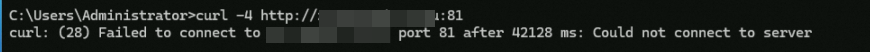 修改安全组-IPv4访问81