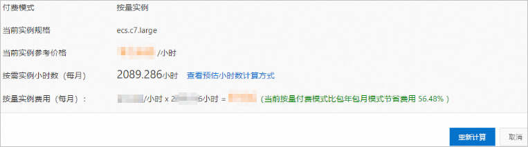預估結果