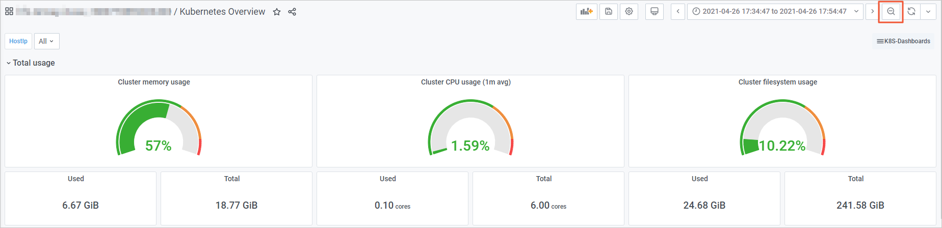 Grafana-擴大時間區間