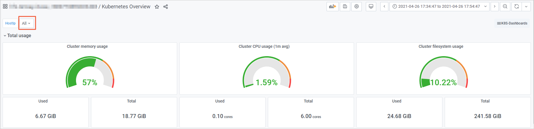 Grafana-篩選監控資料