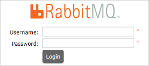 RabbitMQ登入頁