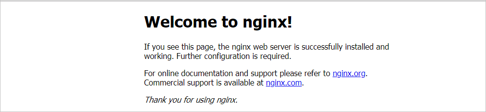 訪問nginx