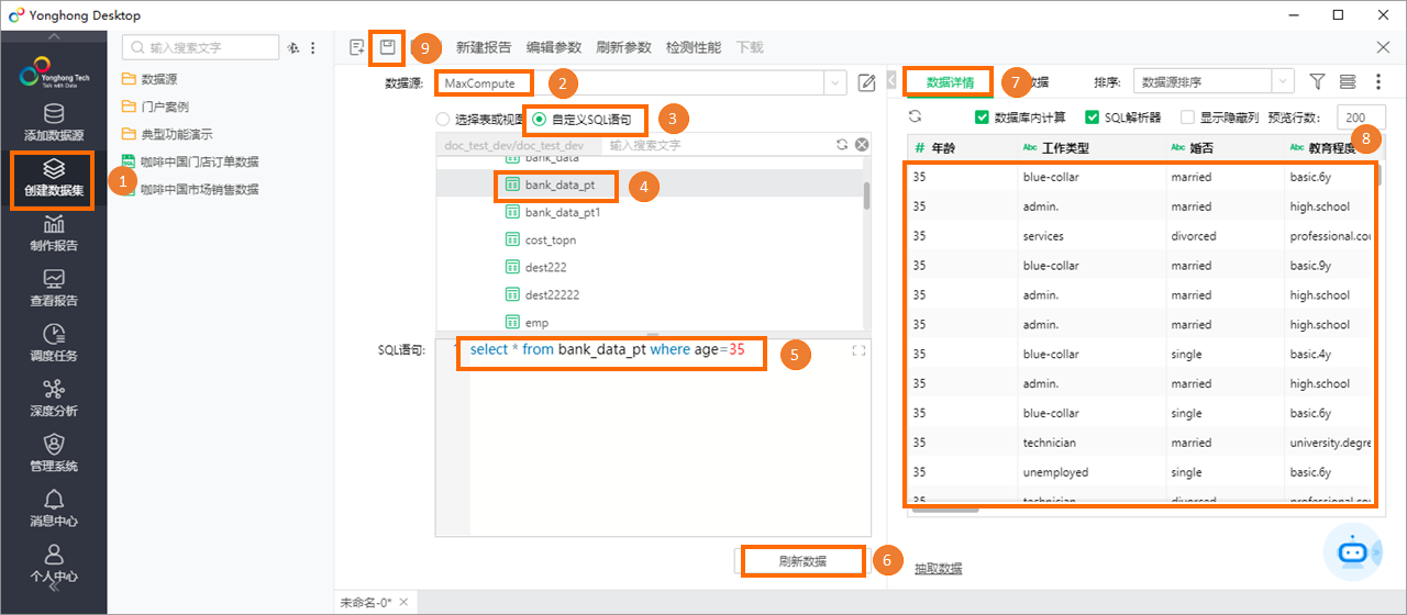 查看錶資料