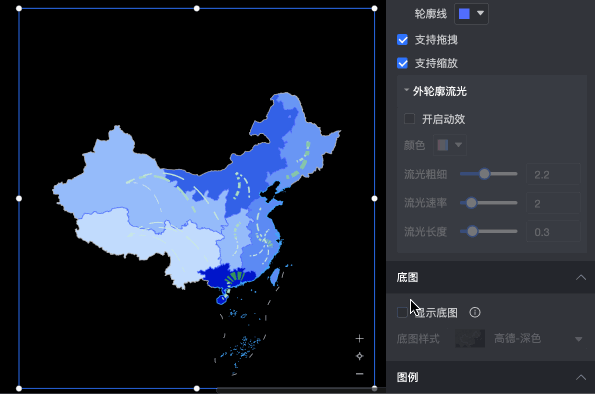 多圖層地圖通用顯示底圖