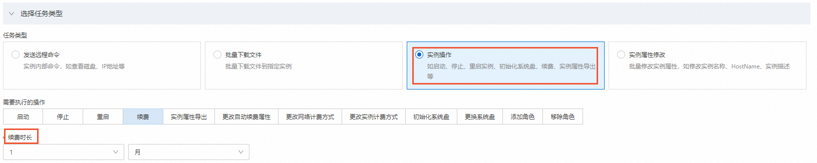 續約執行個體