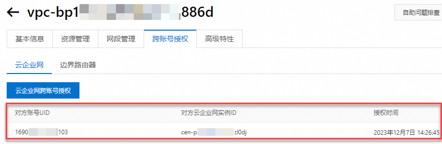 VPC授權