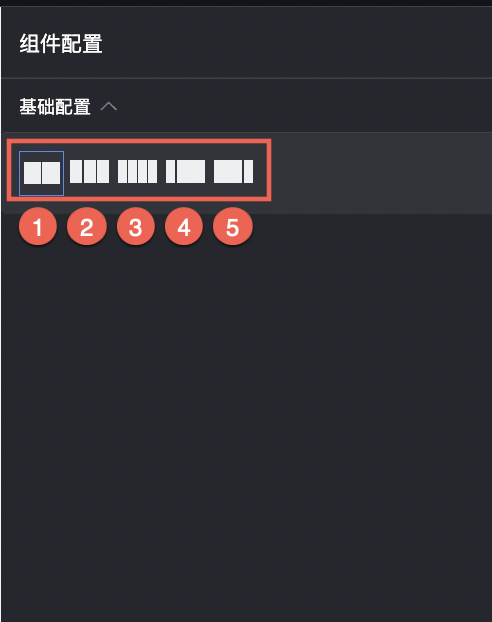 分欄基礎配置