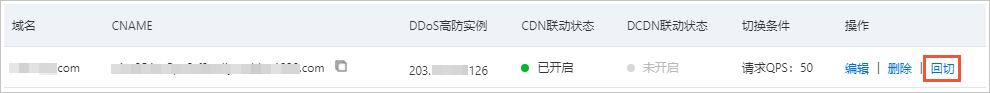 回切（CDN）