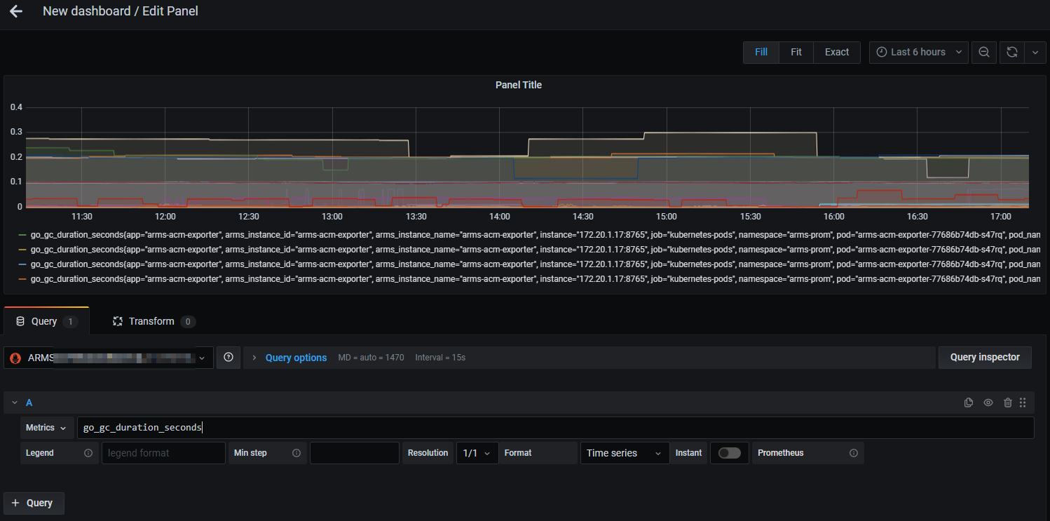 Grafana Add Query